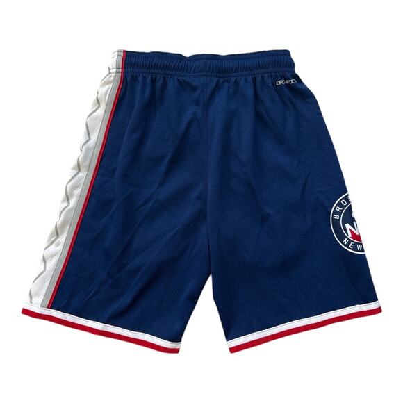 Nike Boys Brooklyn Nets City Edition Swingman Shorts Blue Size Small Basketball - Picture 2 of 7